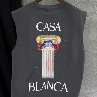 CASABLANCA Premium Sıfır Kol T-shirt 