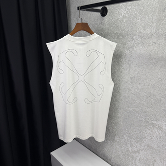 OFF WHİTE Premium Sıfır Kol T-shirt 