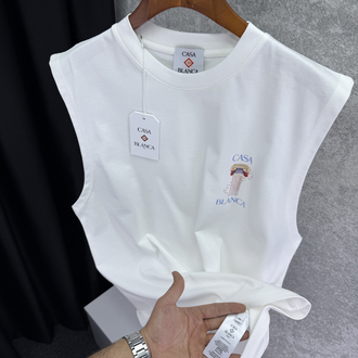 CASABLANCA Premium Sıfır Kol T-shirt 