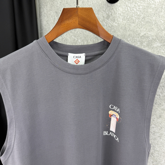CASABLANCA Premium Sıfır Kol T-shirt 