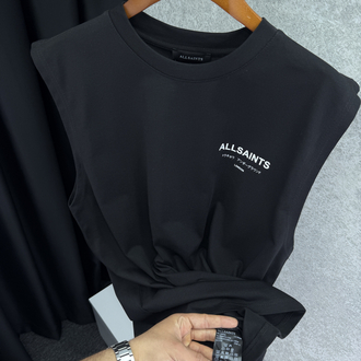 ALL SAINTS Premium Sıfır Kol T-shirt 