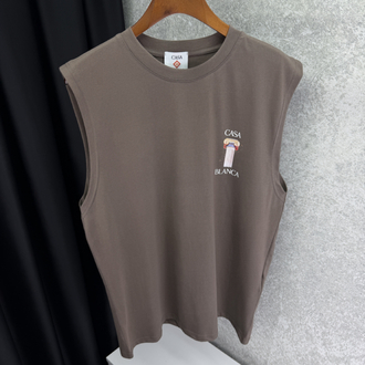 CASABLANCA Premium Sıfır Kol T-shirt 