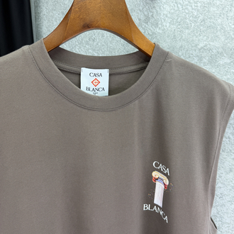 CASABLANCA Premium Sıfır Kol T-shirt 