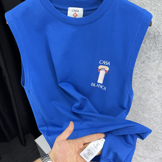 CASABLANCA Premium Sıfır Kol T-shirt 