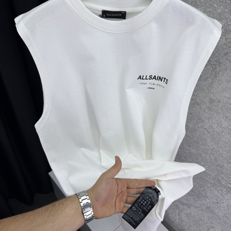 ALL SAINTS Premium Sıfır Kol T-shirt 