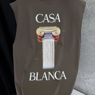 CASABLANCA Premium Sıfır Kol T-shirt 