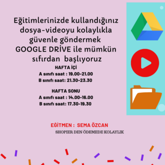 GOOGLE DRİVE