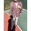 %100 Ham Keten Oversize Ceket
