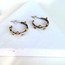 Çapraz Nokta Küpe- Cross Dot Earring (ARC-K09)