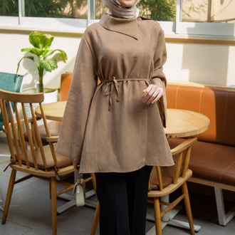 Mirel Tensel Tunik | Bej Rengi