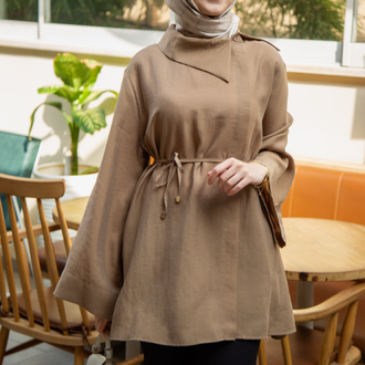 Mirel Tensel Tunik | Bej Rengi