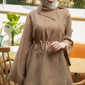 Mirel Tensel Tunik | Bej Rengi