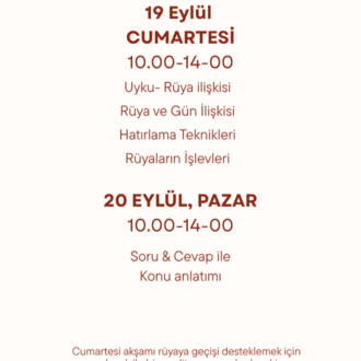 Rüya Yolu - Modül 1 - Online Başlangıç-1