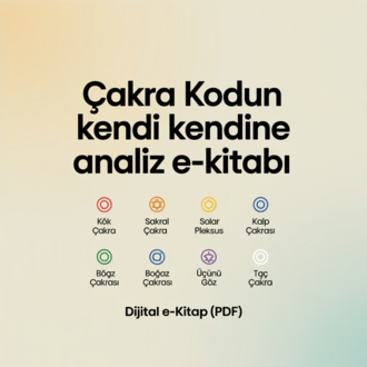 ✨ Çakra Kodun - Ad Soyad ve Doğum Tarihine Göre Kendi Çakra Analizini Yapma Rehberi (E-Kitap)