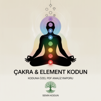 Kişiye Özel Derin Çakra & Element Analizi (PDF Rapor)