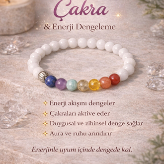 ÇAKRA AY TAŞI BİLEKLĞİ