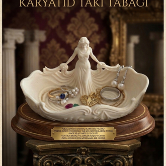 Takı tabağı melek figürlü