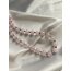Pembe quartz kolye 