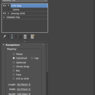 Autodesk 3ds Max 2025 UVW Map ve Unwrap UVW Map Eğitim Seti
