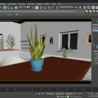 Autodesk 3ds Max 2025 ile Sinematik Sahne Hazırlama Eğitim Seti