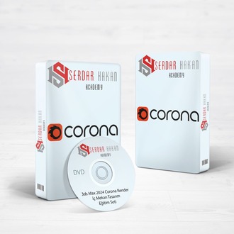Autodesk 3ds Max 2024 Corona Render 11 İç Mekan Tasarım Eğitim Seti