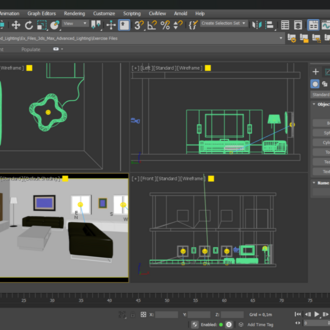 Autodesk 3ds Max 2025 Temel Aydınlatma Eğitim Seti