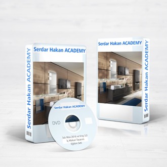 3ds Max 2016 ve Vray 3.0 İç Mekan Tasarım Eğitim Seti