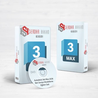Autodesk 3ds Max 2026 İleri Seviye Modelleme Eğitim Seti