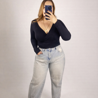 Yüksek Bel Bol Model Jean