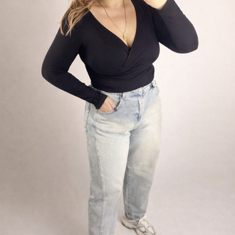 Yüksek Bel Bol Model Jean