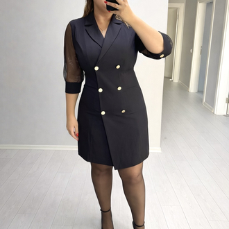 Sırt Halka Detaylı Abiye Elbise 