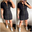Fermuar Detay Denim Elbise