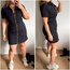 Fermuar Detay Denim Elbise