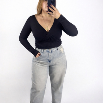 Yüksek Bel Bol Model Jean