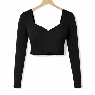 Premium Kalite Triko Crop Kazak