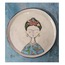 Frida Kahlo Desenli, Seramik Tabak