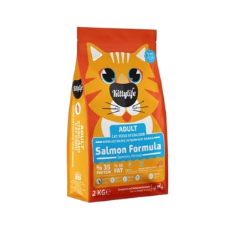 Kittylife Yetişkin Kısır Somonlu Kedi Maması