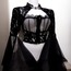 Goth Tül Detaylı Büstiyer
