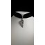 Kuzgun detay kadife goth choker 