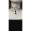 Örümcek detay halka choker 