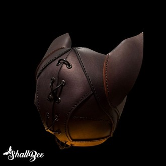 Deri Doberman Maske