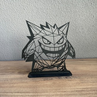 Pokemon Gengar 2.5D Line Art