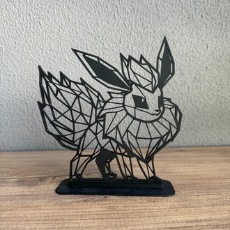 Pokemon Flareon 2.5D Line Art