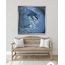 Grey Abstract Fluid Acrylic Painting HD Digital Downloadable Image