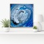 Lotus Abstract Fluid Acrylic Painting HD Digital Downloadable Image
