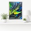 Behind The Veil Abstract Fluid Acrylic Painting HD Digital Downloadable Image