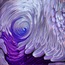 Purple Love Abstract Fluid Acrylic Painting HD Digital Downloadable Image