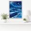 Mystic Blue Abstract Painting Downloadable HD File