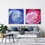 Ultramarine Abstract Fluid Acrylic Painting HD Digital Downloadable Image