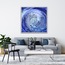 Ultramarine Abstract Fluid Acrylic Painting HD Digital Downloadable Image